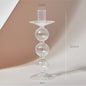 Clear Glass Nordic Candleholder Decor