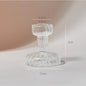 Clear Glass Nordic Candleholder Decor