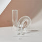 Clear Glass Nordic Candleholder Decor