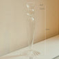 Clear Glass Nordic Candleholder Decor