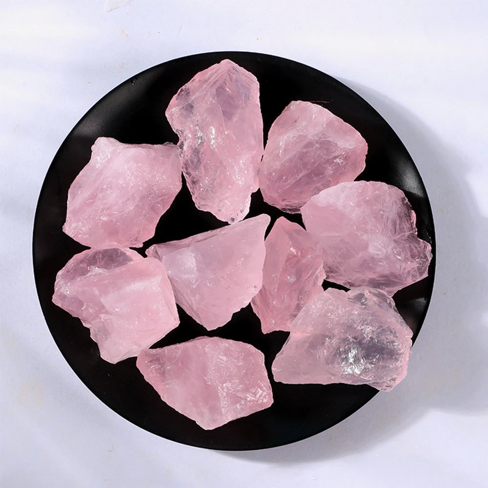 Coarse Raw Rose Quartz Crystal