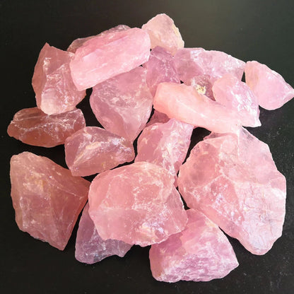 Coarse Raw Rose Quartz Crystal