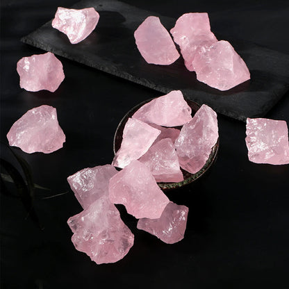 Coarse Raw Rose Quartz Crystal