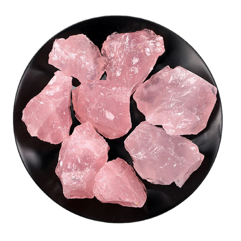 Coarse Raw Rose Quartz Crystal