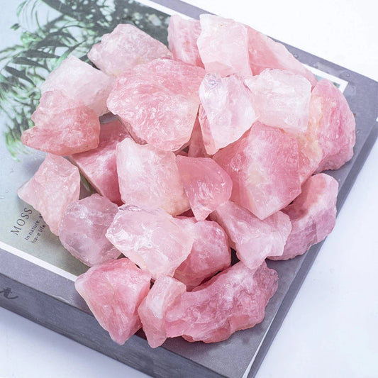 Coarse Raw Rose Quartz Crystal