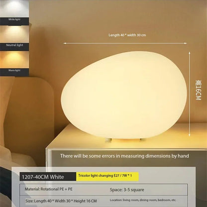 Cobblestone Minimalist Night Light Lamp