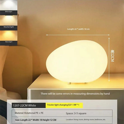 Cobblestone Minimalist Night Light Lamp