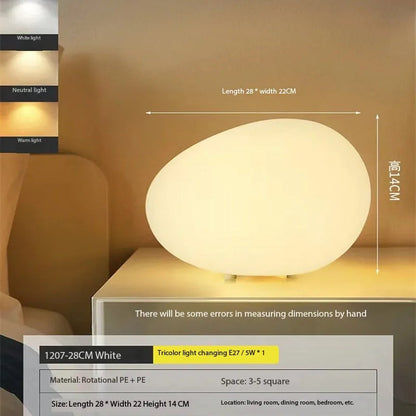 Cobblestone Minimalist Night Light Lamp