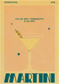 Cocktail Art Poster - Frameless 42x30 CM