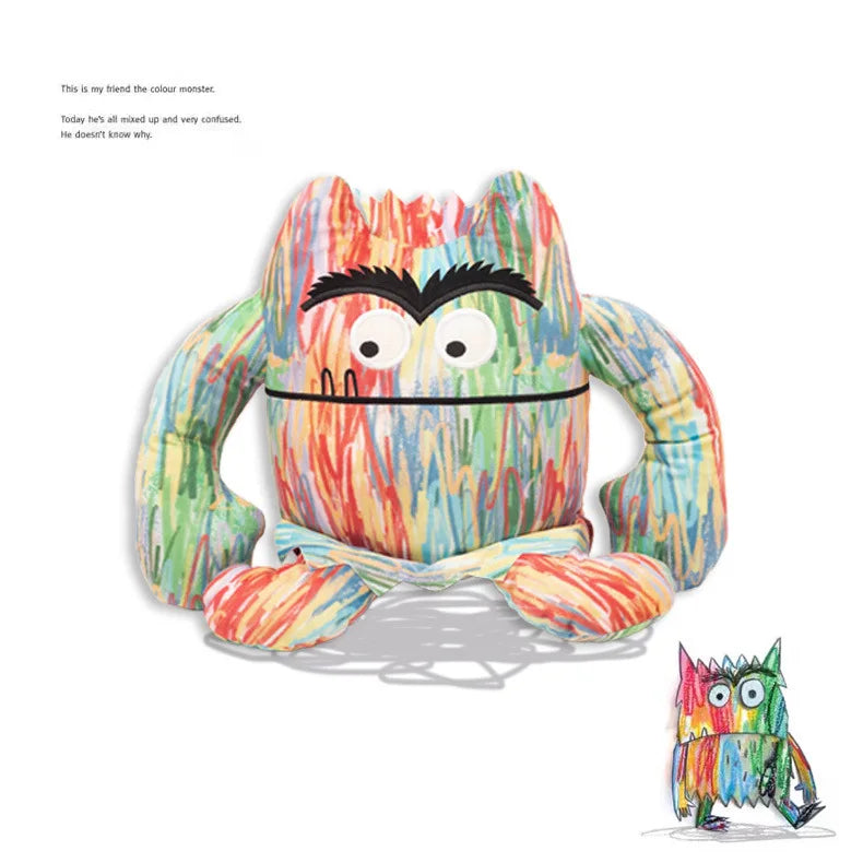 Color Monster Plush Doll Toy