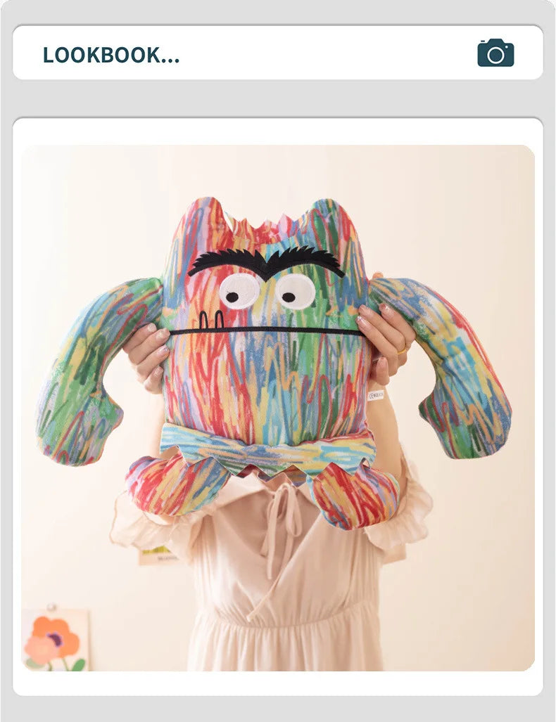 Color Monster Plush Doll Toy