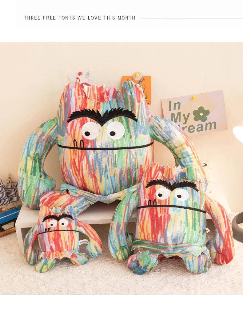 Color Monster Plush Doll Toy