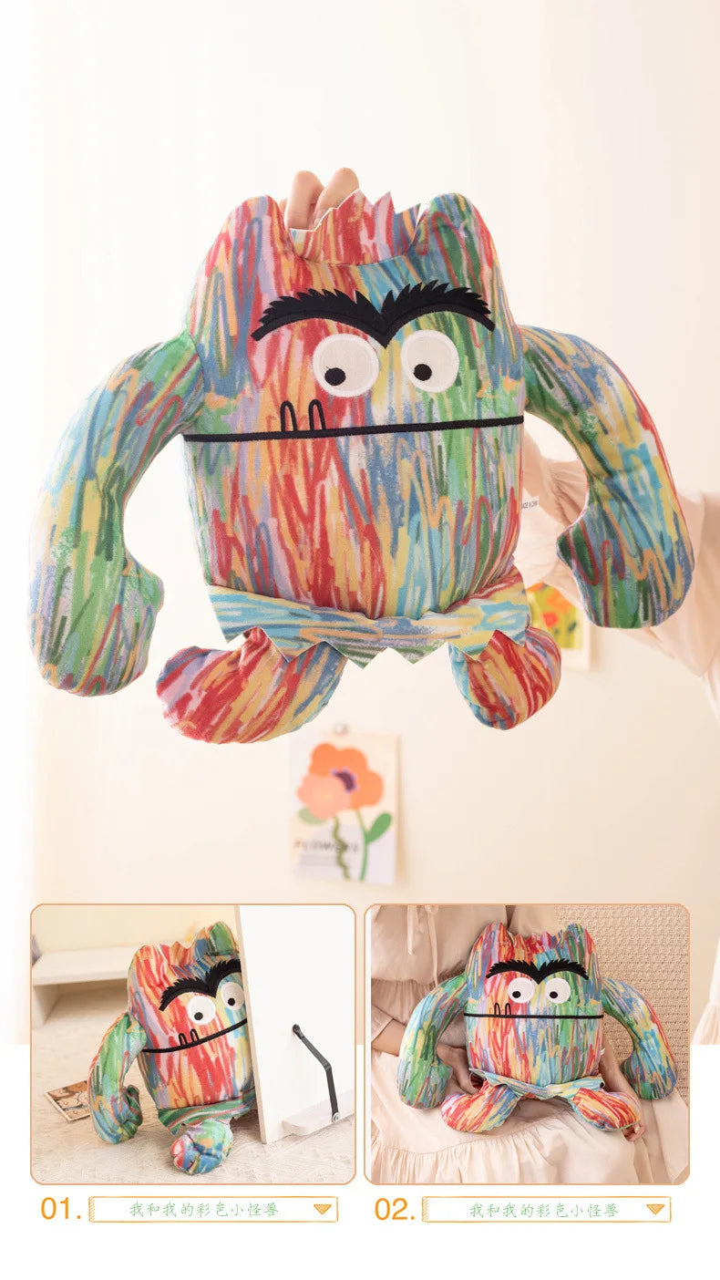 Color Monster Plush Doll Toy