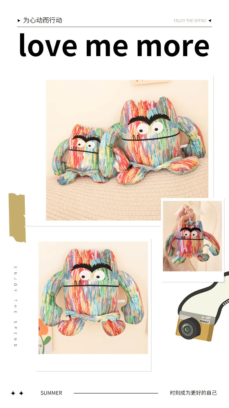 Color Monster Plush Doll Toy