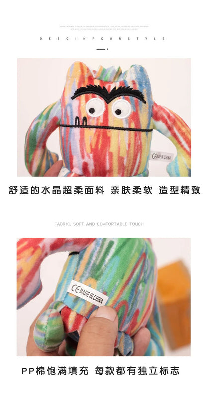 Color Monster Plush Doll Toy