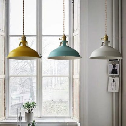 Colorful Retro Industrial Pendant Light