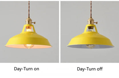 Colorful Retro Industrial Pendant Light