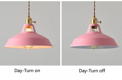 Colorful Retro Industrial Pendant Light