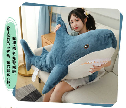 Colorful Shark Plush Toy 15-140cm