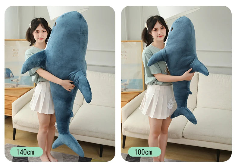 Colorful Shark Plush Toy 15-140cm