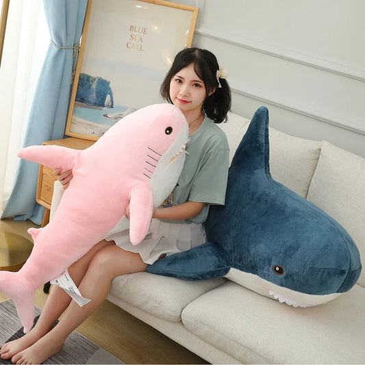 Colorful Shark Plush Toy 15-140cm