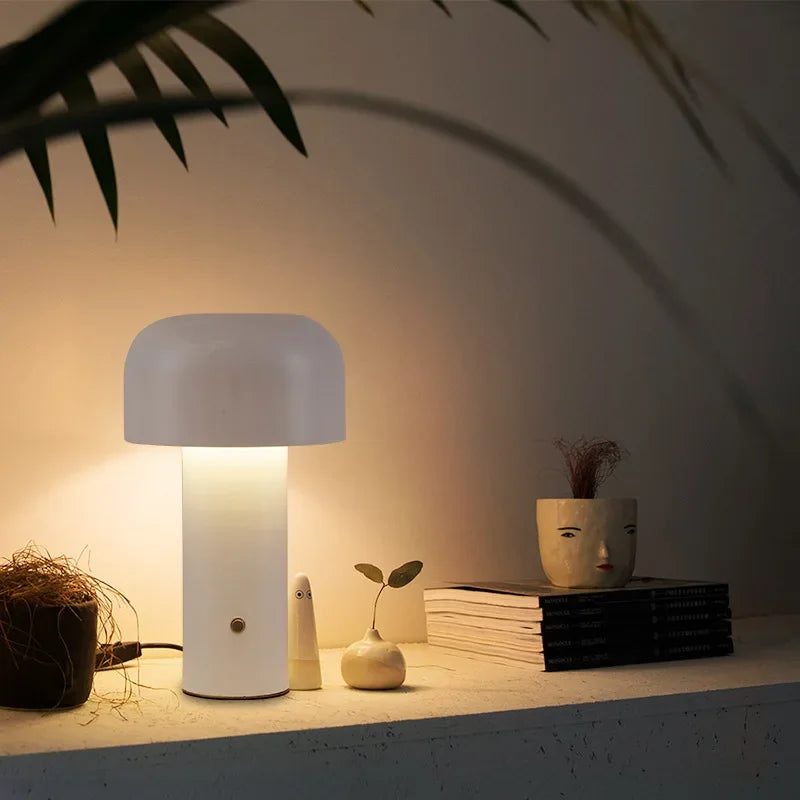 Colorful USB Mushroom LED Table Lamp