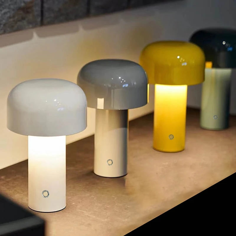 Colorful USB Mushroom LED Table Lamp