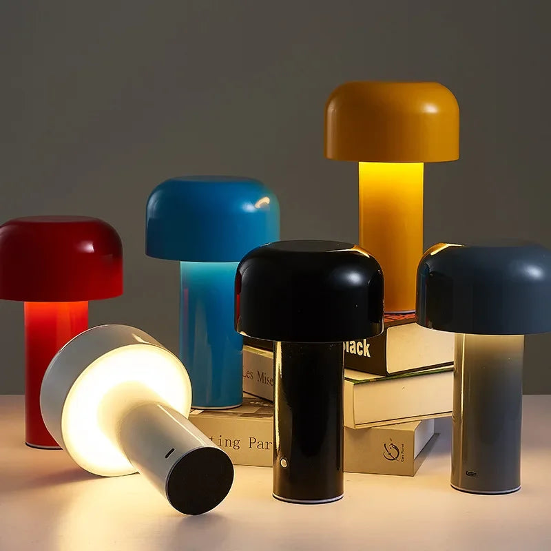 Colorful USB Mushroom LED Table Lamp