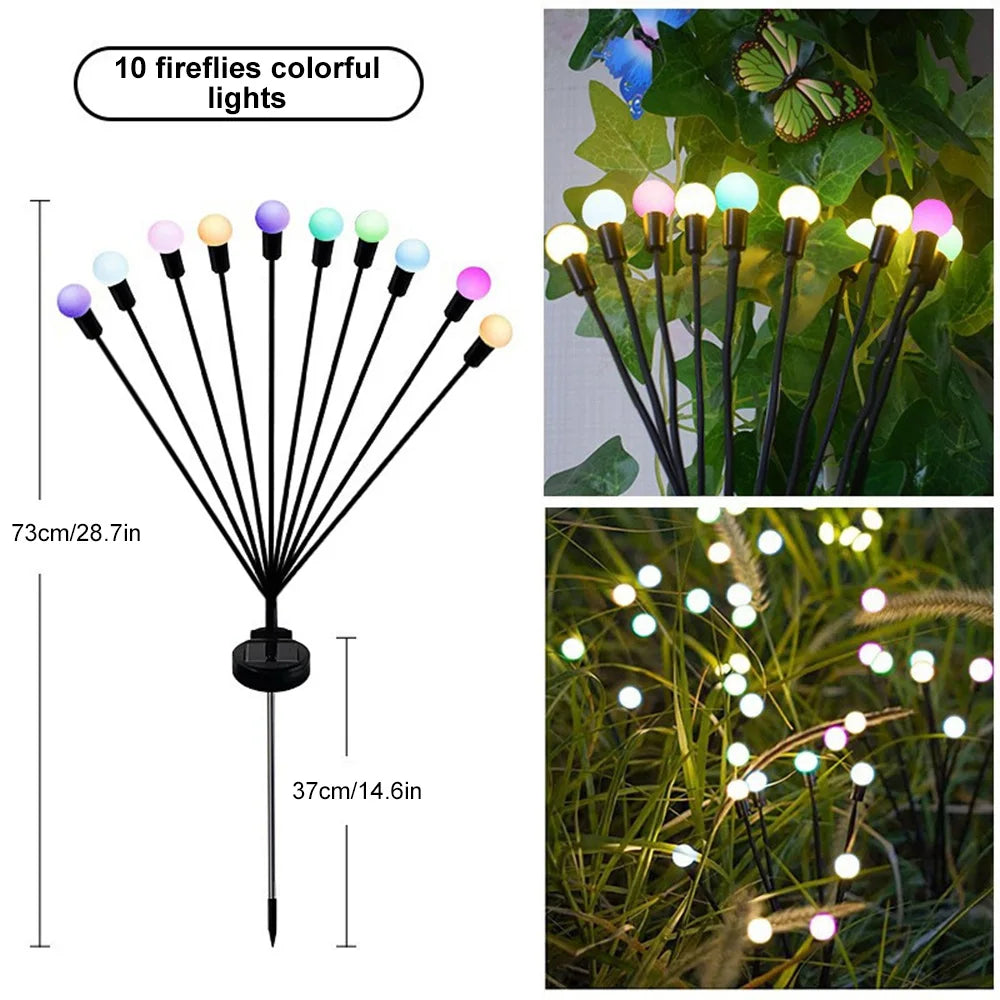 Colour-Changing Solar Firefly Lights