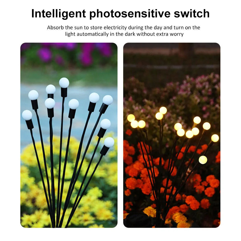 Colour-Changing Solar Firefly Lights