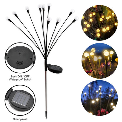 Colour-Changing Solar Firefly Lights