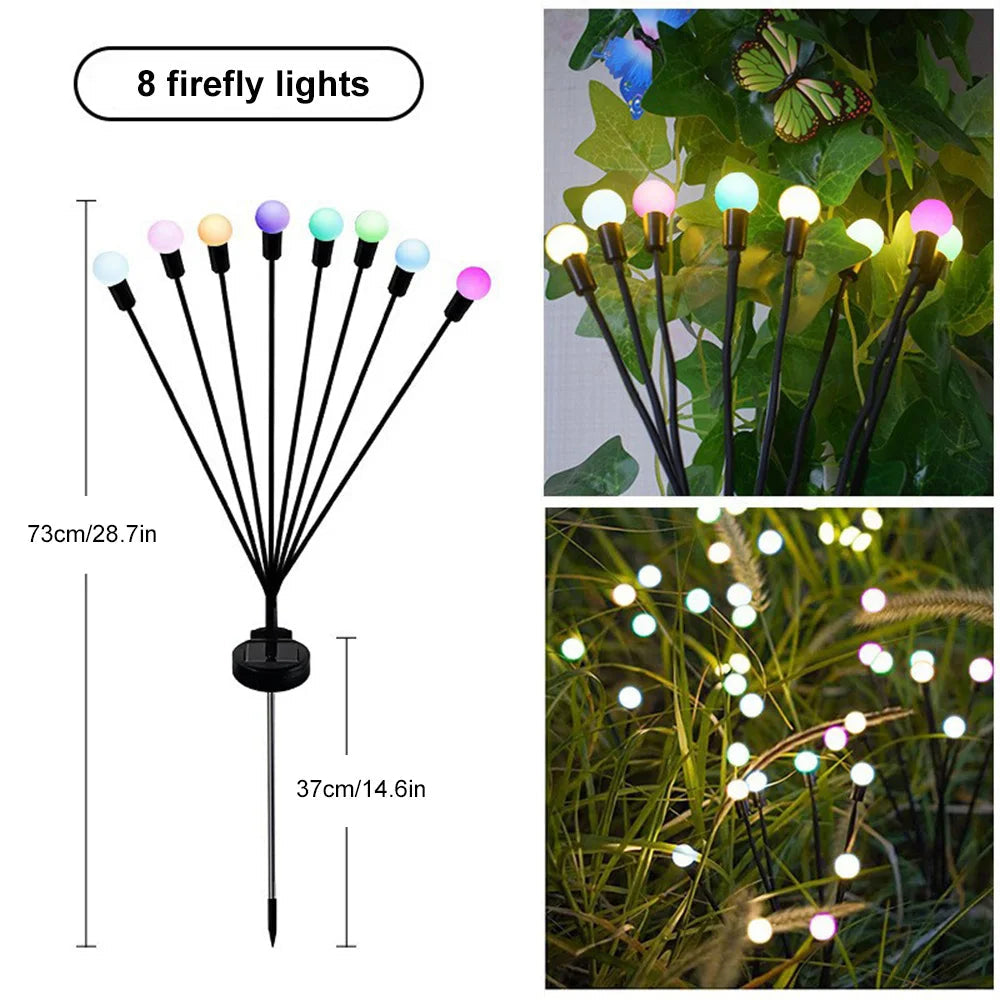 Colour-Changing Solar Firefly Lights