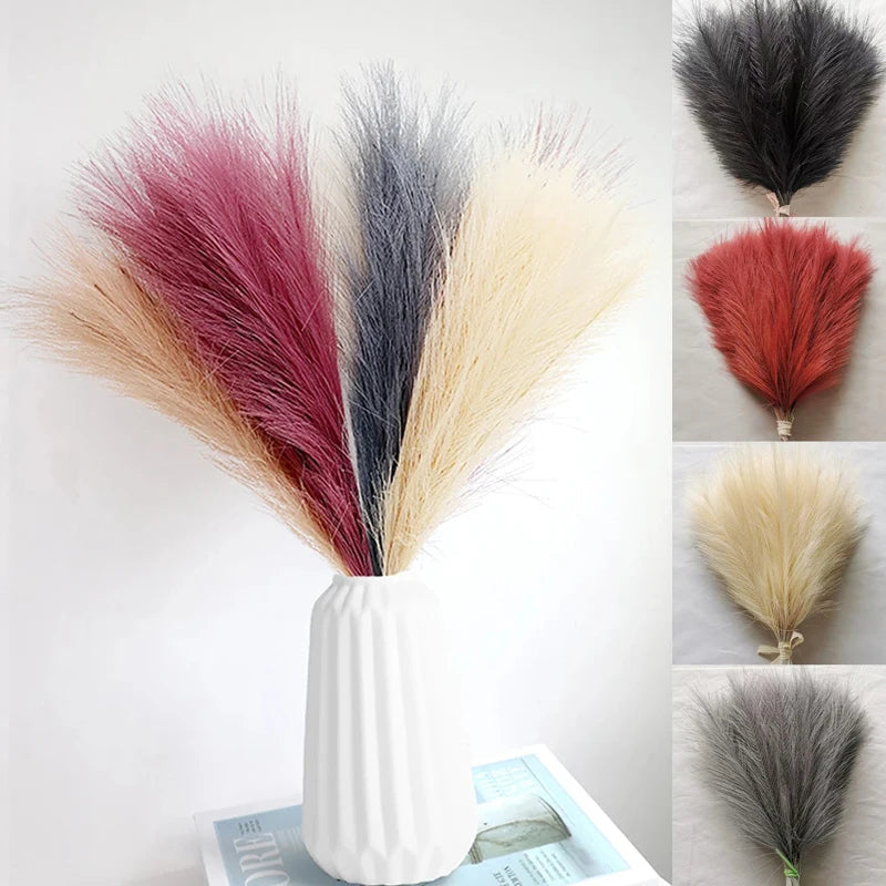 Colourful 42cm Artificial Pampas Grass