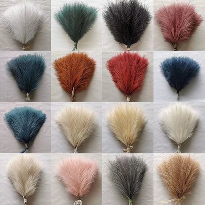 Colourful 42cm Artificial Pampas Grass