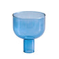 Colourful Glass Flower Vase Candle Holder