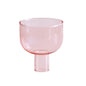 Colourful Glass Flower Vase Candle Holder