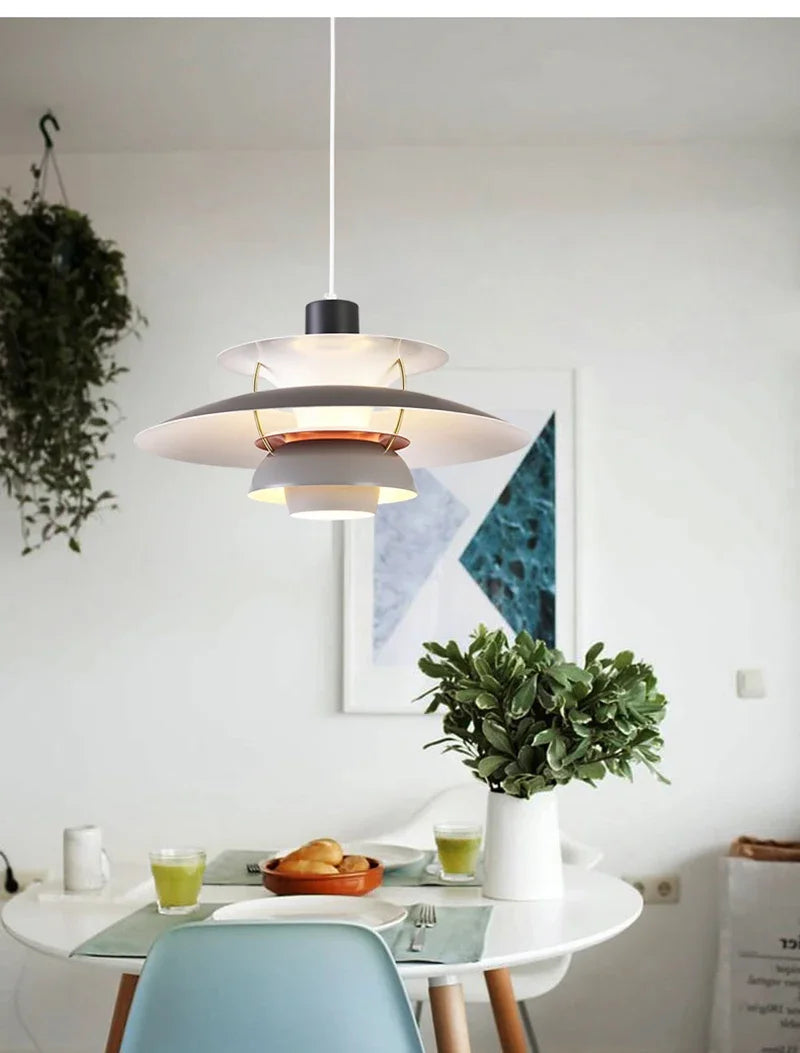 Colourful Iron Pendant Light Chandelier