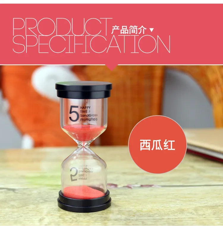 Colourful Sand Timer Hourglass - 1 to 30 Min