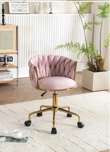 Comfortable Swivel Makeup Chair - Flannel