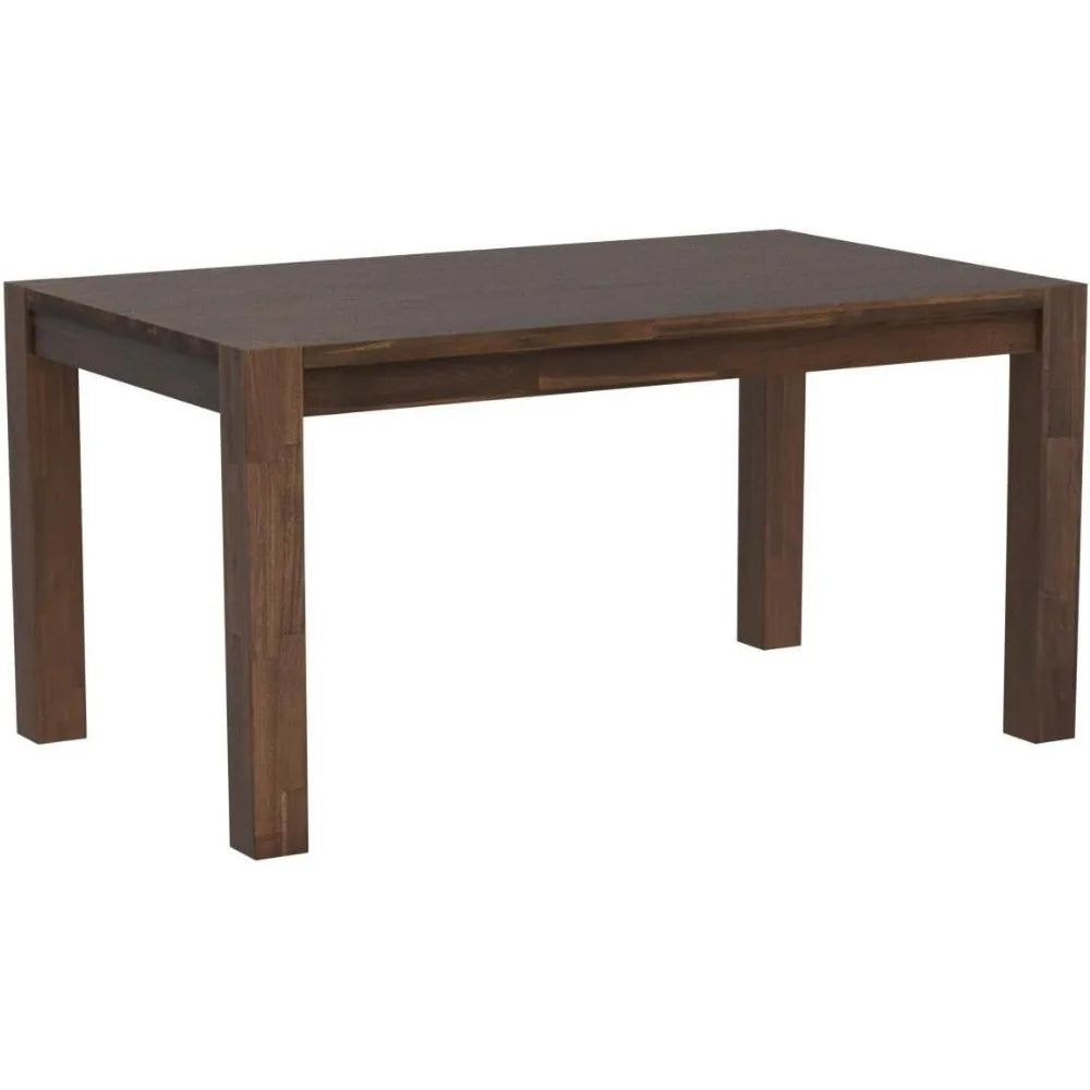 Contemporary Walnut Rectangular Dining Table