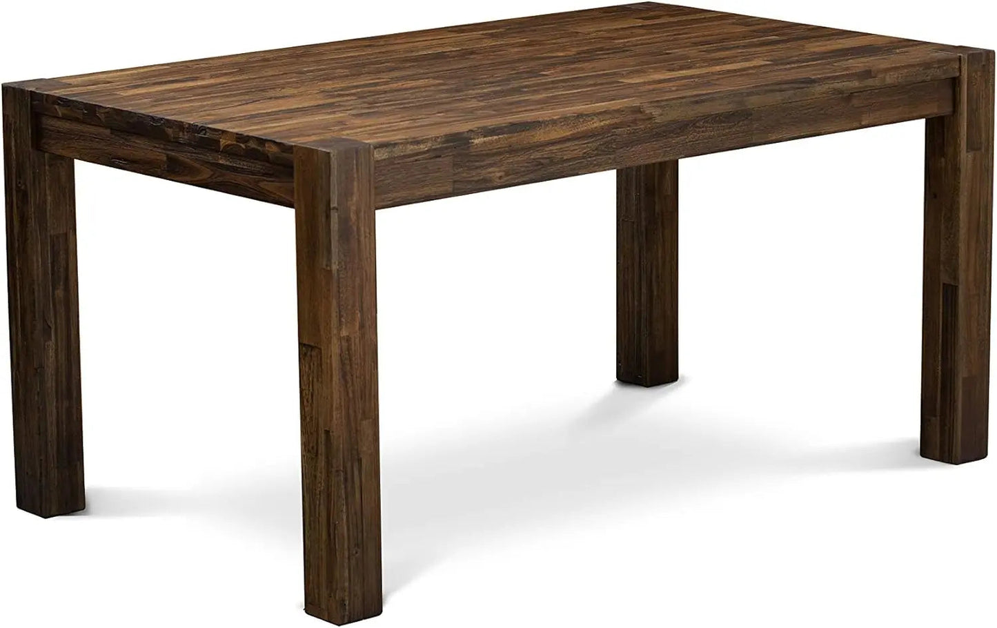 Contemporary Walnut Rectangular Dining Table