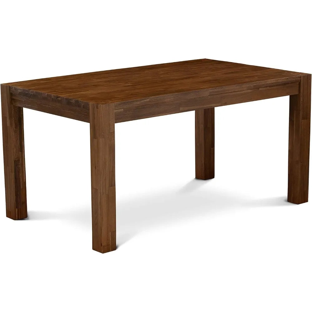 Contemporary Walnut Rectangular Dining Table