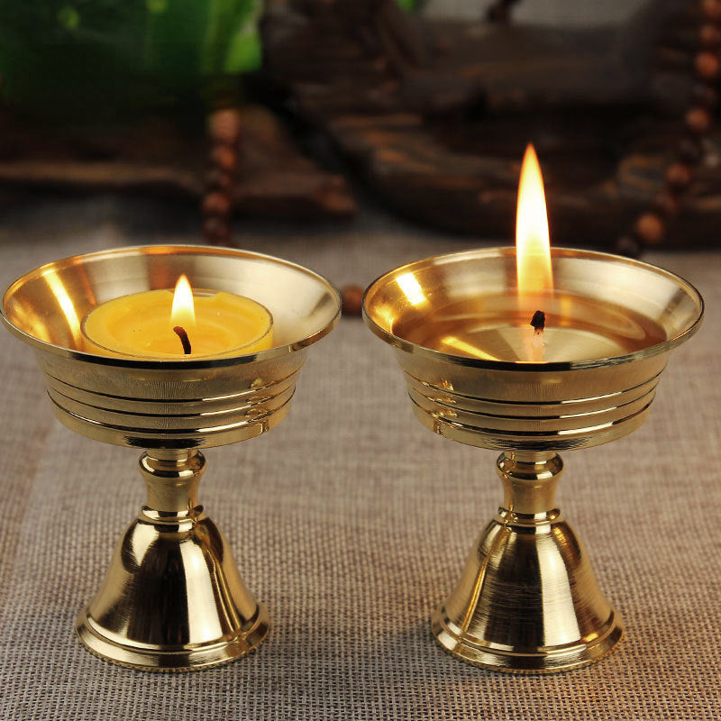 Copper Butter Lamp Holder – Elegant Home Decor