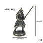 Copper Samurai Soldier Figurines Set