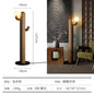 Copper Wood Cactus Floor Lamp