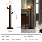 Copper Wood Cactus Floor Lamp