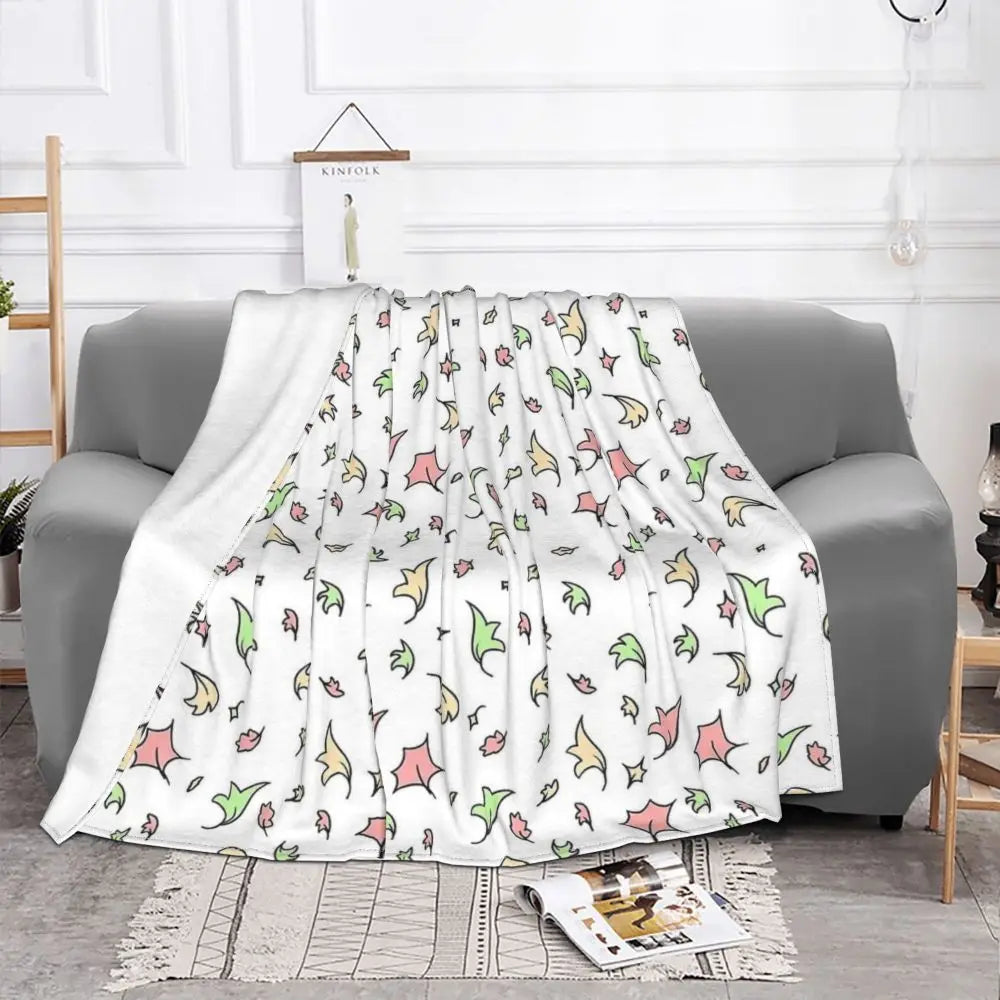 Coral Fleece Portable Spring Blanket