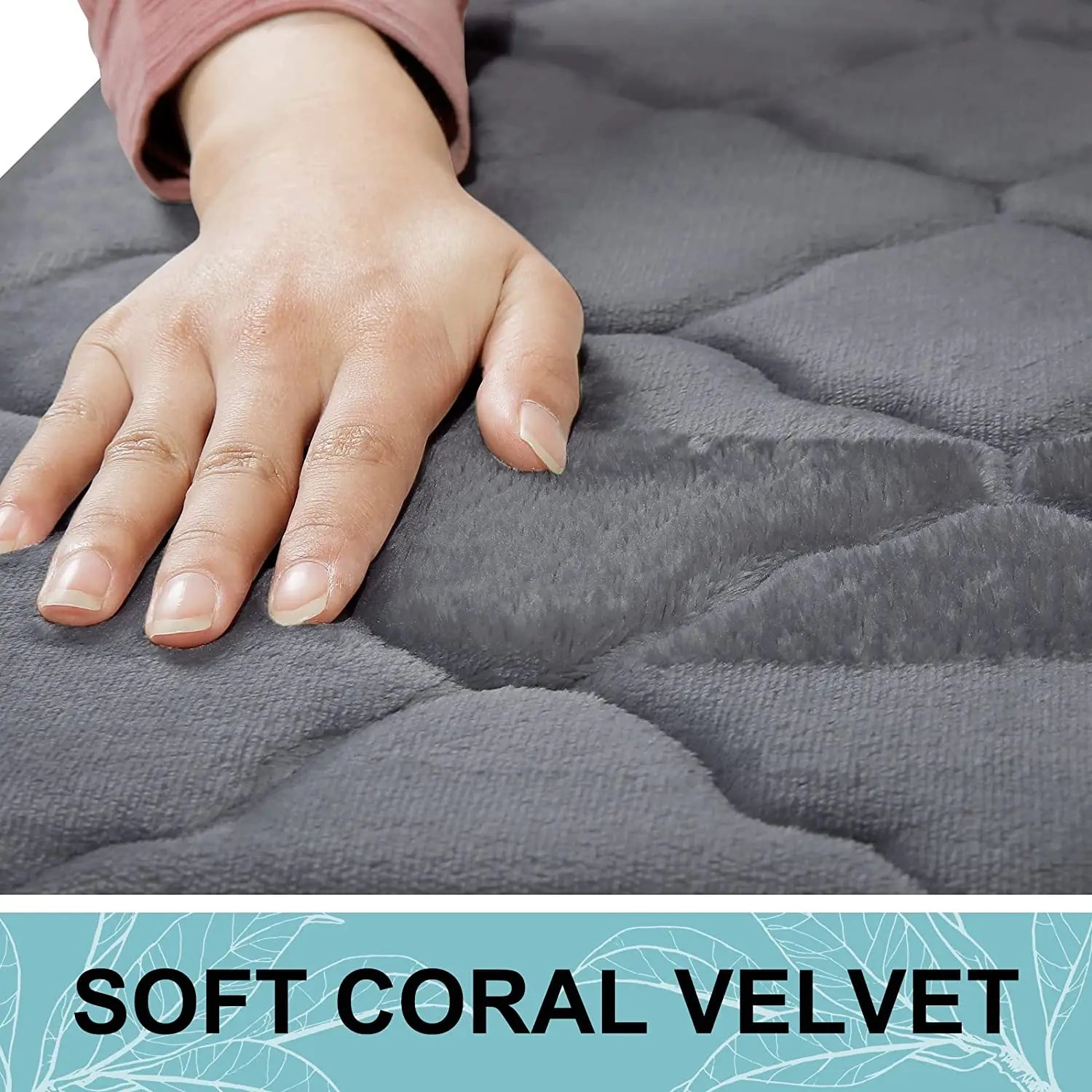 Coral Velvet Anti-Slip Floor Mat