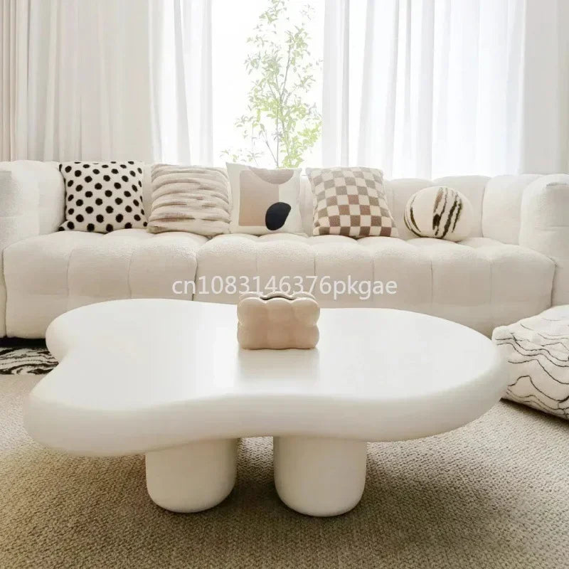 Cream Modern Nordic Coffee Table