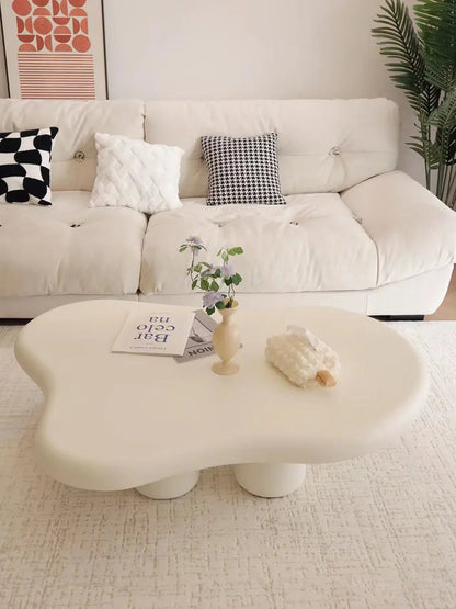 Cream Modern Nordic Coffee Table